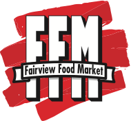 A logo of Fairview Food Market